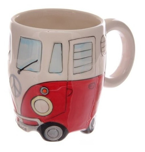 Volkswagen Rojo Taza De Cerámica De La Taza De Café V...