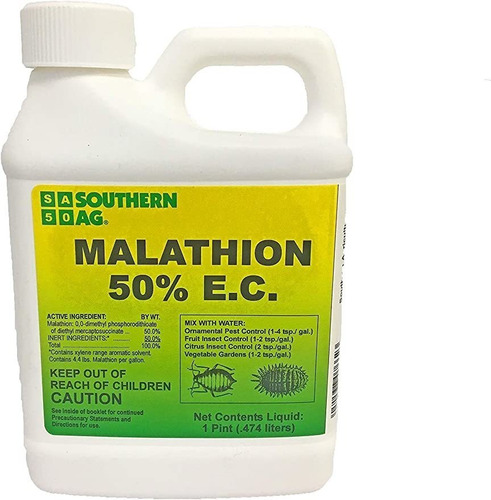 Southern Ag Malathion 50% E.c. Insecticida, 16 Onzas