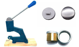 GETMORE Parts Matriz para Colocar Remaches Cabezal Doble 6 mm Herramienta para máquina Manual 