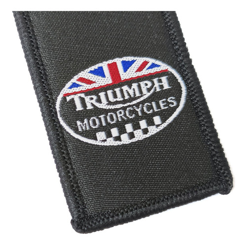 Imagem 5 de 6 de 1 Chaveiro Triumph Tecido Bordado - 1 Unid