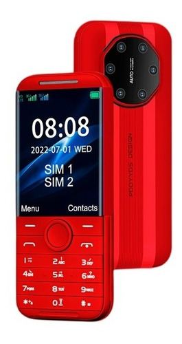 Dual Sim Teclado Teléfono 3g Red 2000mah 240* 320