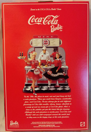 Muñeca Barbie Coca-cola De Edición Limitada Con Atuendo Y Ac