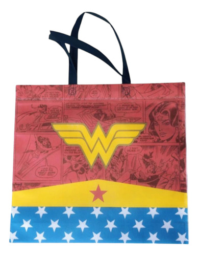 Bolsa Ecologica Reutilizable Mujer Maravilla Dc Oficial Mujer Maravilla