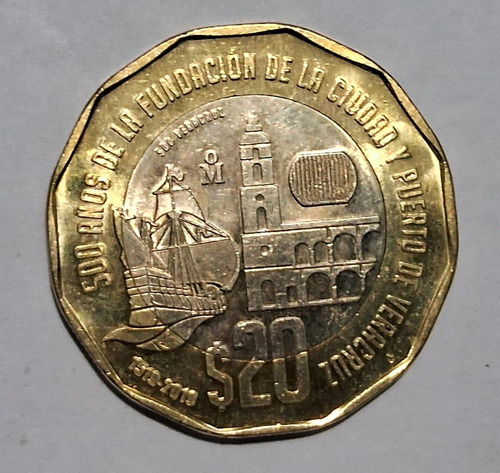 Moneda 20 Pesos Conmemorativa