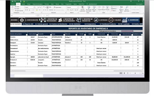 Plantilla Para Control Gestion De Inventarios Automatica