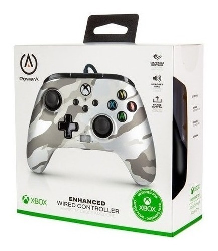 Imagen 6 de 8 de Joystick ACCO Brands PowerA Enhanced Wired Controller for Xbox Series X|S metallic arctic camo