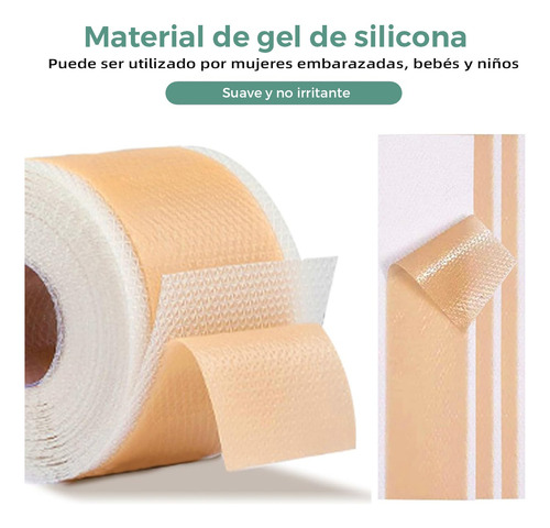 Hojas De Parche Silicona Para Cicatriz Reutilizable 4*150cm