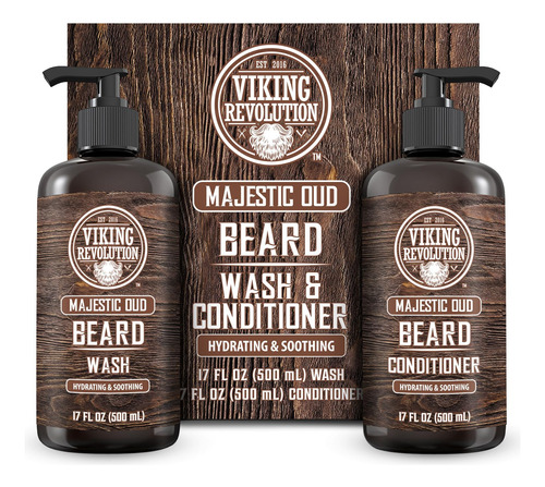 Viking Revolution Lavado De Barba Y Acondicionador De Barba