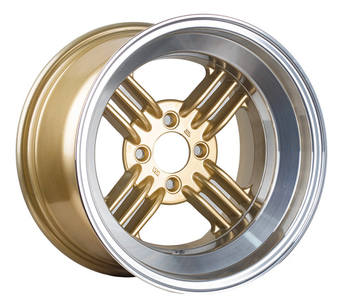 Llantas Aro 15x8 4x100 Ykw Gold (set 4 Llantas)