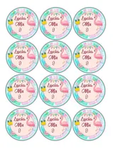 Comprar Kit Flamencos Candy Bar Impreso Stickers Candy Bar