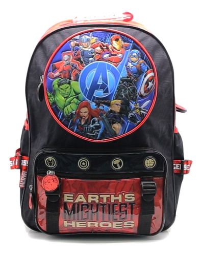 Mochila Escolar Cresko Avengers Marvel 18p Espalda