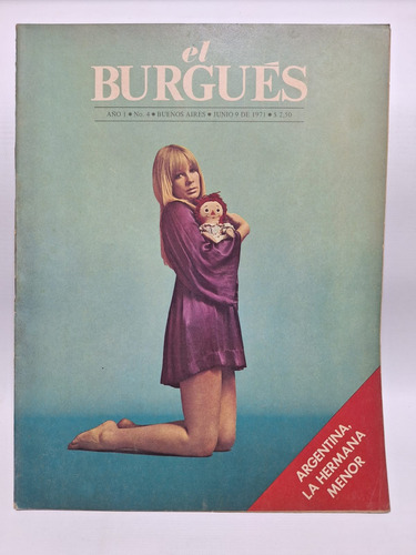 Antigua Revista El Burgués N°4 1971 Le268