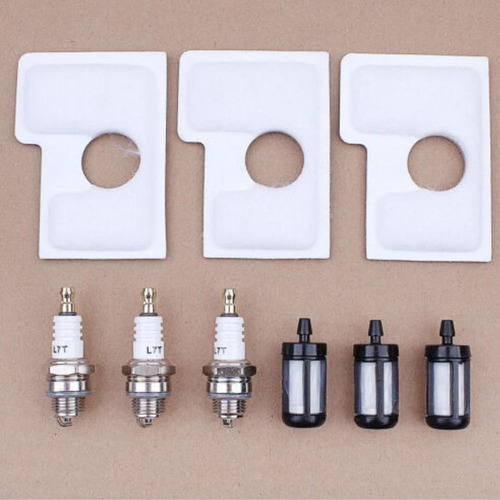 9x Kit De Bujía De Filtro De Combustible De Aire Para Ms170