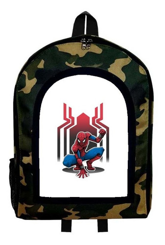 Mochila Camuflada Spider Man Nueva Colección Modelo 42