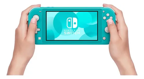 Console Nintendo Switch Lite Tela 5,5'' Azul Turquesa | MercadoLivre
