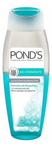 Loción Desmaquillante Dual Pond's Bio - Hydratante 200 Ml