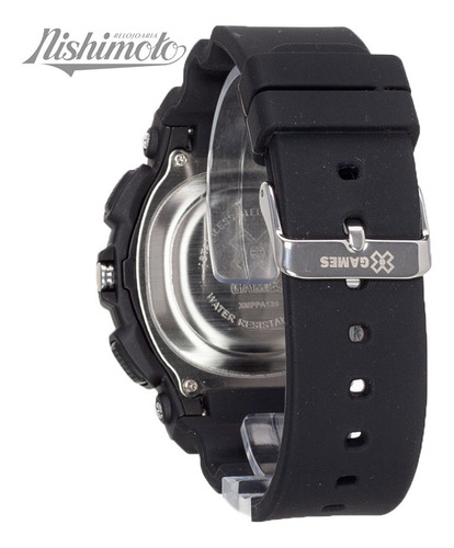 Relogio X-games Masculino Xmppa139 Bvpx Anadigi Preto Oferta