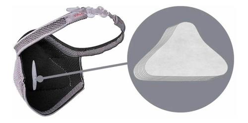 Imagem 1 de 3 de 30 Unidades De Filtro E96 Para Usar Na Máscara Fiber Knit 3d