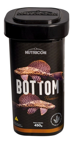 Ração P/ Peixes De Fundo Cascudos Bottom Fish Nutricon 450g