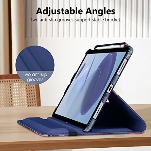 Funda Para iPad 10th Generacion Giratoria 360 - Floreciente