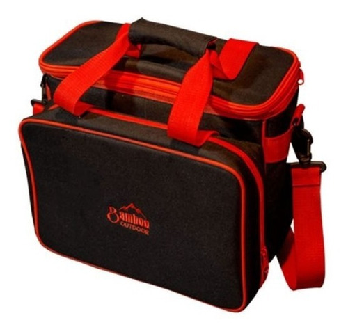 Bolso Conservadora Bamboo Para Picnic Vajilla 2 Personas
