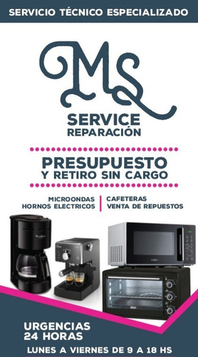 Imagen 1 de 5 de Reparacion Microondas, Cafeteras, Electrodomésticos. Z/sur