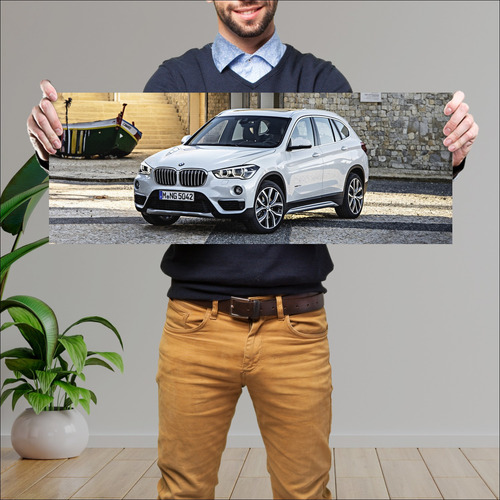 Cuadro 30x80cm Auto 2015 Bmw X1 84300 78