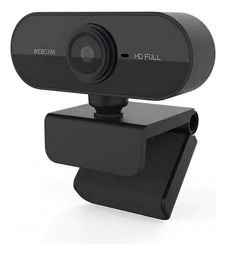 Webcam Full Hd 1080p Usb Alta Resolução De Computador Cor Preto