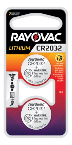 Pilas Baterias Rayovac 2 Pack Lithium Cr2032 La Mejor