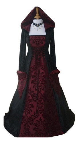Vestido Gótico Medieval De Mujer Vestido Vintage De Encaje