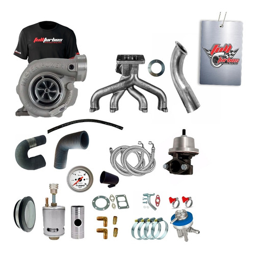 Kit Turbo Vw Ap Deslocado Avionic P/ Ac/dh 42.48 Mono Mp