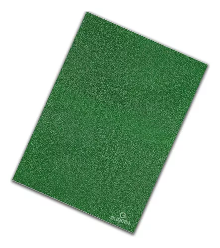 LAMINA GOMA EVA GRUESA VERDE 40 x 60 cm