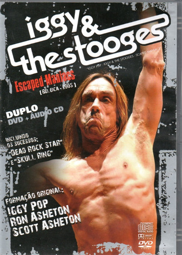 Cd+dvd / Iggy Pop & The Stooges = Escaped Maniacs (lacrado)