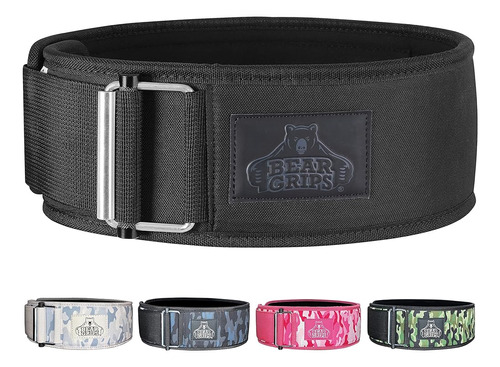 Bear Grips 3 Layer Weight Lifting Belt, Quick Lock Weightlif