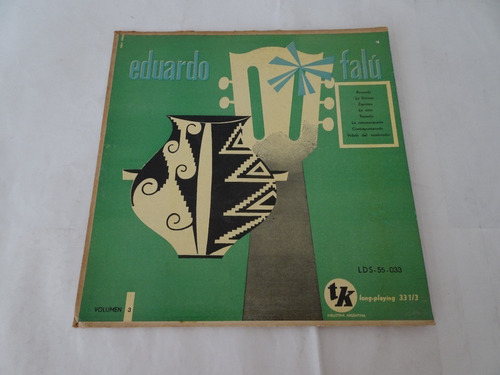 Eduardo Falu - Vol 3 - Vinilo 10 Pulgadas Cra