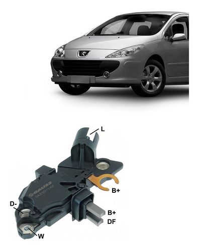 Regulador De Voltagem Peugeot 307 Ga230 14v