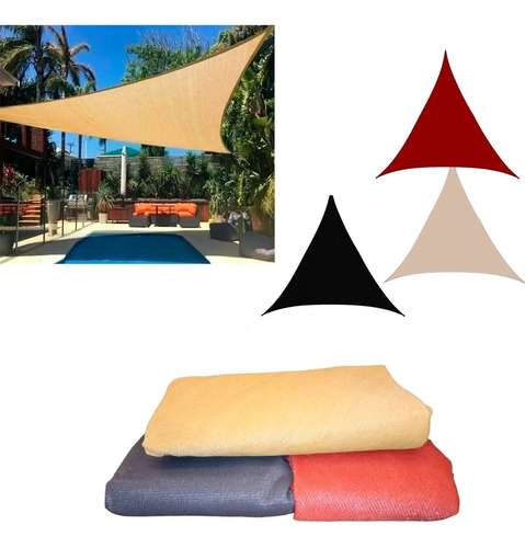 Lona Toldo Vela Triangular Filtro Uv 5 X 5 X 5 M Febo