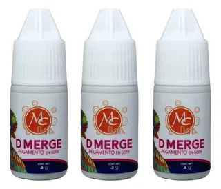 Pack De 3 Pegamentos, Resina Uñas. En Gota Dmerge. Mc Nails