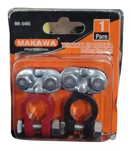 Bornes De Batterie Solides Type STBK1 - Lot De 5 Paires (Positif/Négatif) - Pour Câbles Jusqu'à 12.5mm / 120mm² - 12V/24V