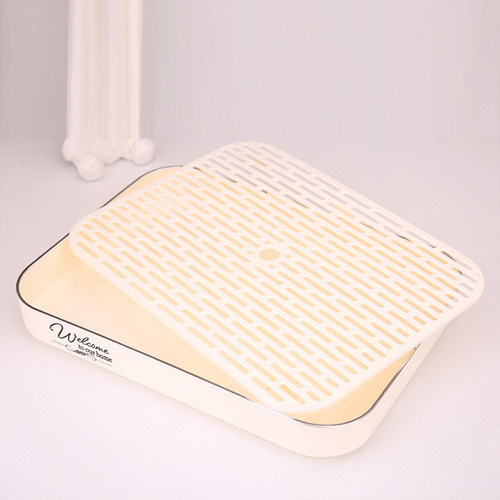 Estante Para Secador De Botellas De Tazas Estante Para Beige