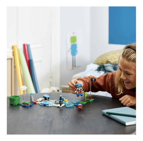 Lego Super Mario Ice Mario Power Up Y Pentaro Challenge, De