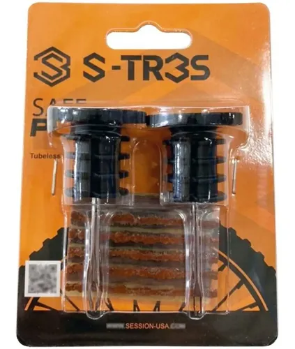 Kit Safe Plug Session Remendo Reparo Pneu Tubeless Guidão 