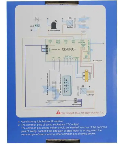 Tarjeta Universal Minisplit /ventana/220v/varias Marcas/ N11