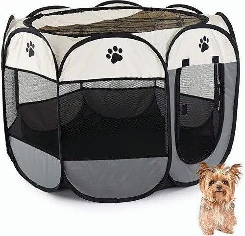 Imagen 2 de 6 de Corral Jaulas Para Perros Plegable Mascota Casa