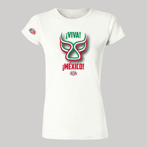 Playera Mexicana Deportiva Mujer Lucha Libre Aaa Máscara