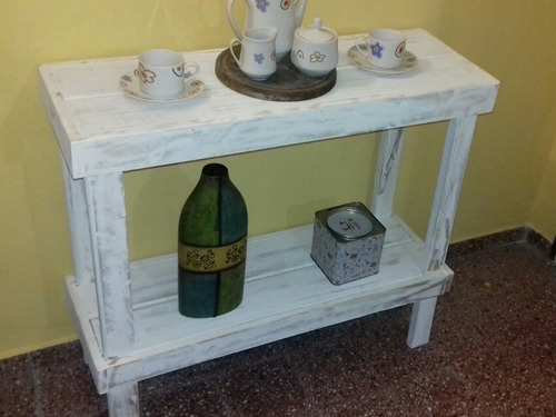Imagen 8 de 10 de Mesa Ratona Madera Hecha De Pallet (rustica)