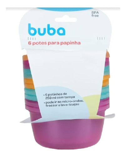 Set Recipientes Para Leche Comida Papilla Fruta Bebé Tupper