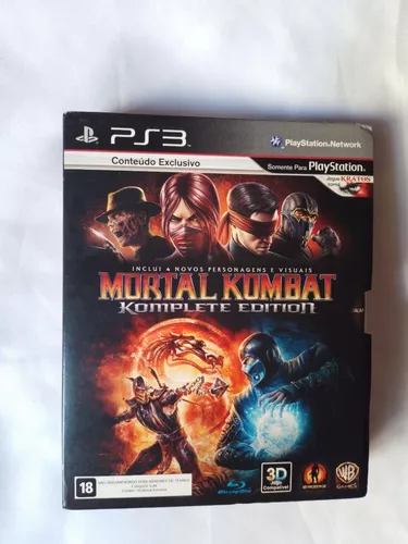 JOGO P/ PS3 MORTAL KOMBAT KOMPLETE EDITION