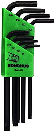Bondhus 32434 - Juego De 8 Llaves En L Resistentes A La Mani