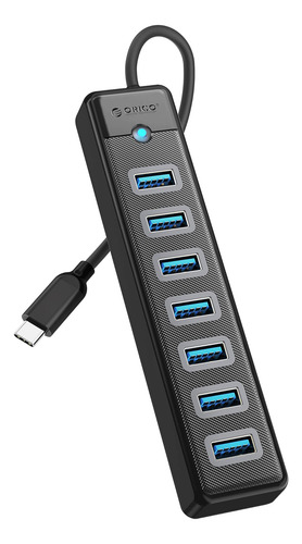 Hub Usb 3.0 De 7 Puertos Con Cable De 5,9 Pulgadas, Divisor